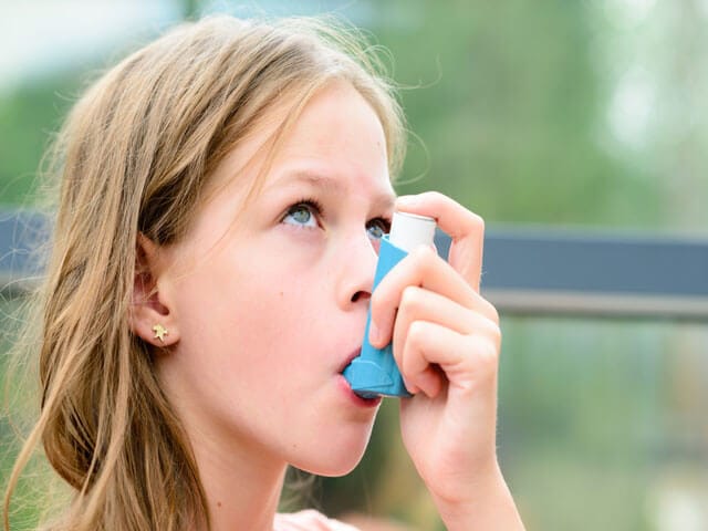 Minnick's childhood asthma